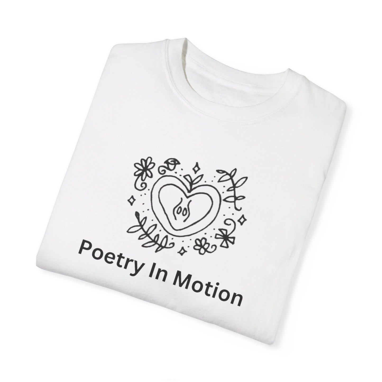 Poetry in Motion by Maleeh Molstad limited edition unisex garment-dyed t-shirt ✨☀️🌙