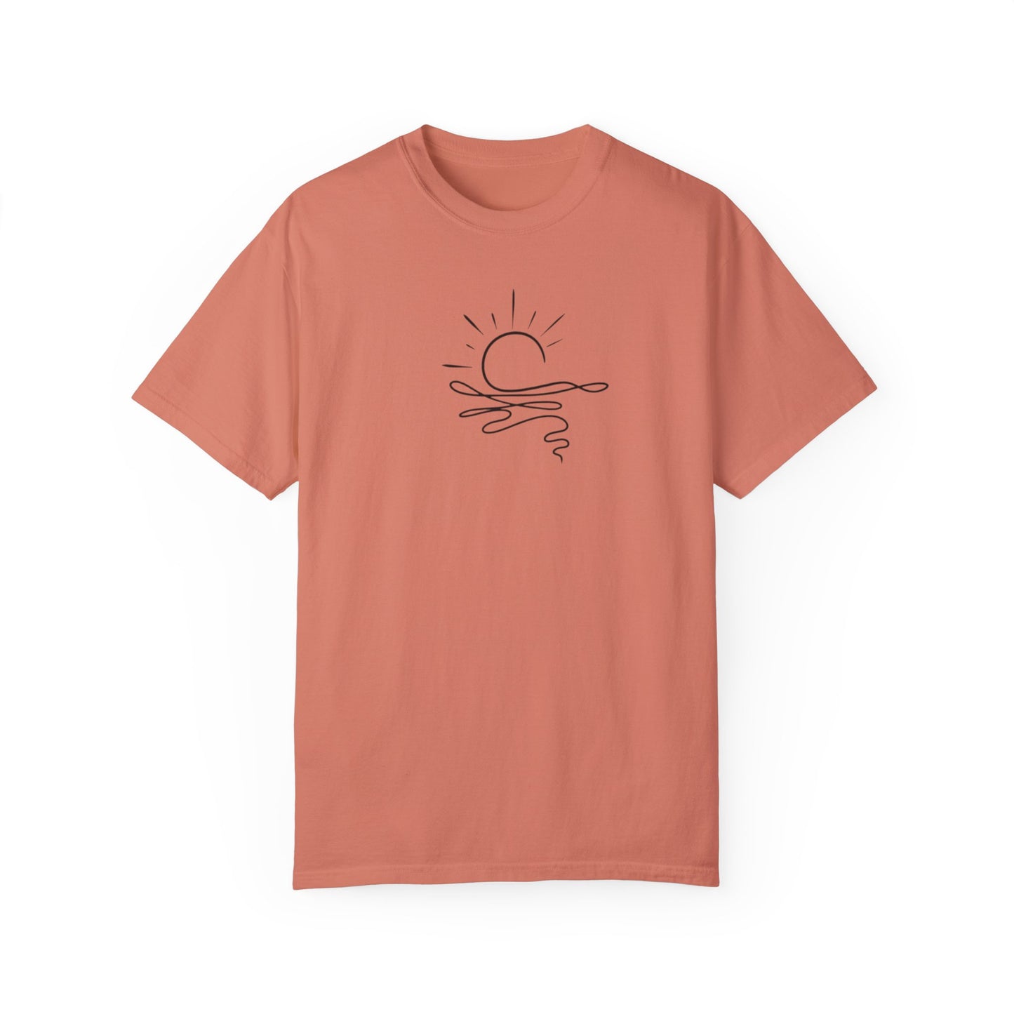 Where The Stars Shine Indigo Blue by Maleeh Molstad unisex garment-dyed t-shirt ~ Turquoise