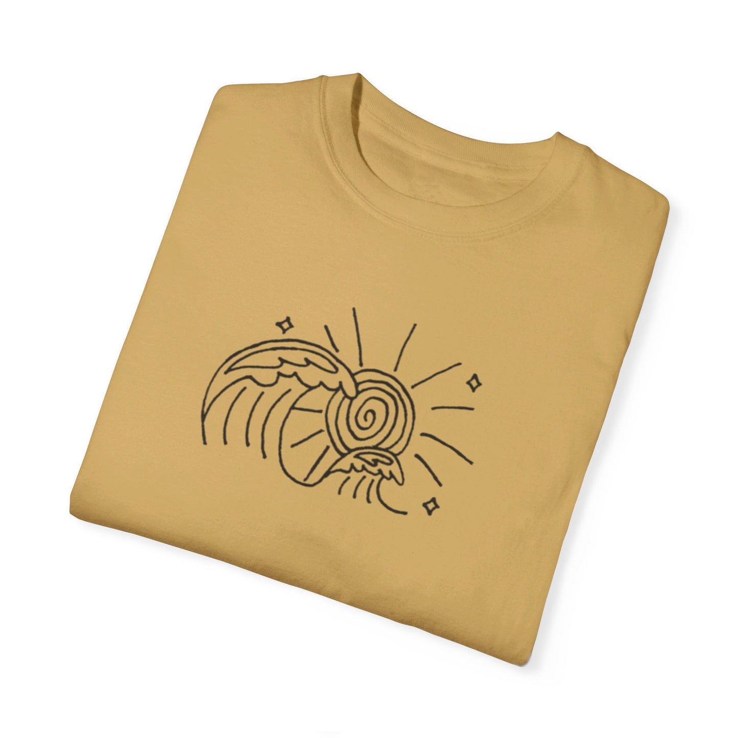 Into the Golden Hour by Maleeh Molstad limited edition unisex garment-dyed t-shirt ~ Waves