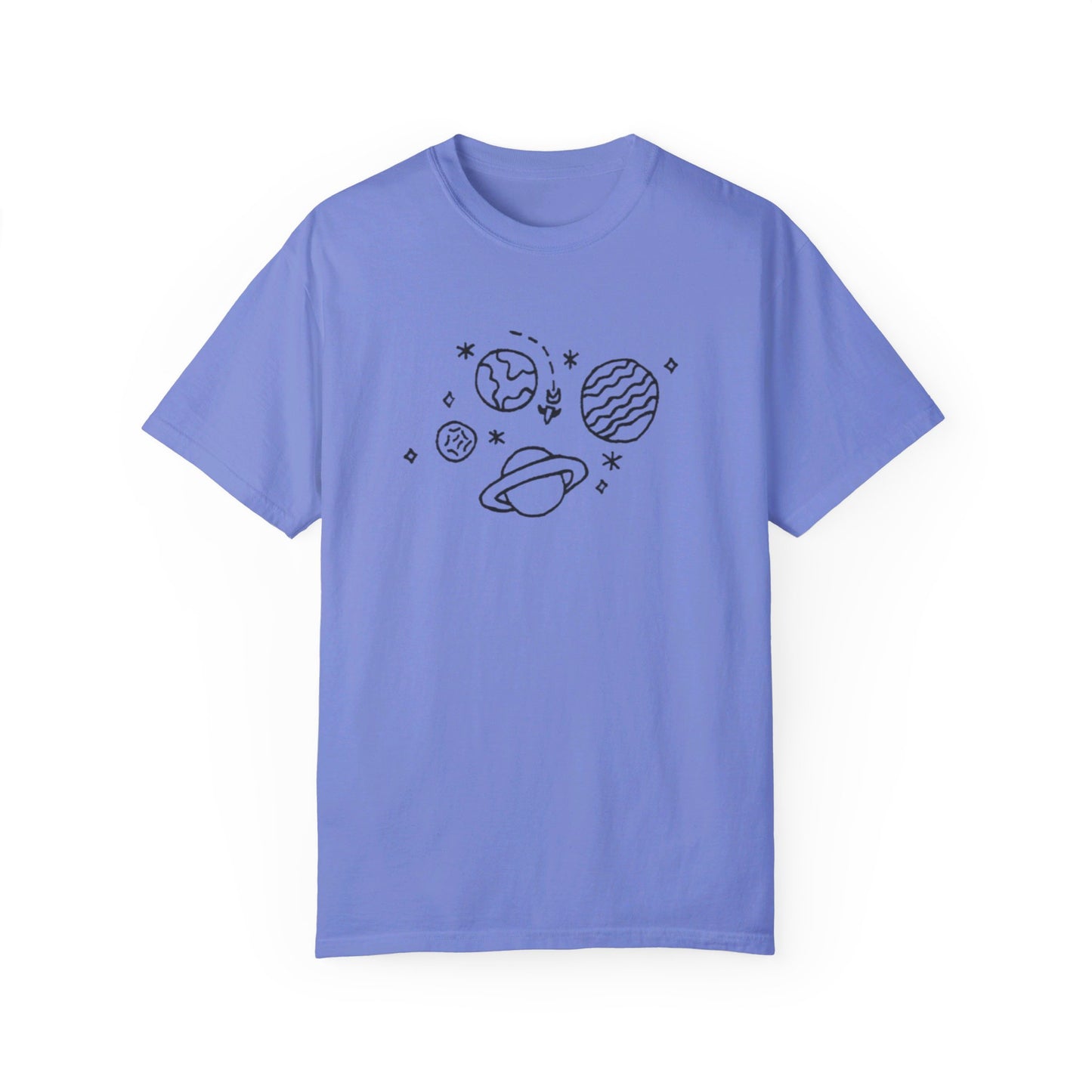 Into the Golden Hour by Maleeh Molstad limited edition unisex garment-dyed t-shirt ~ Space