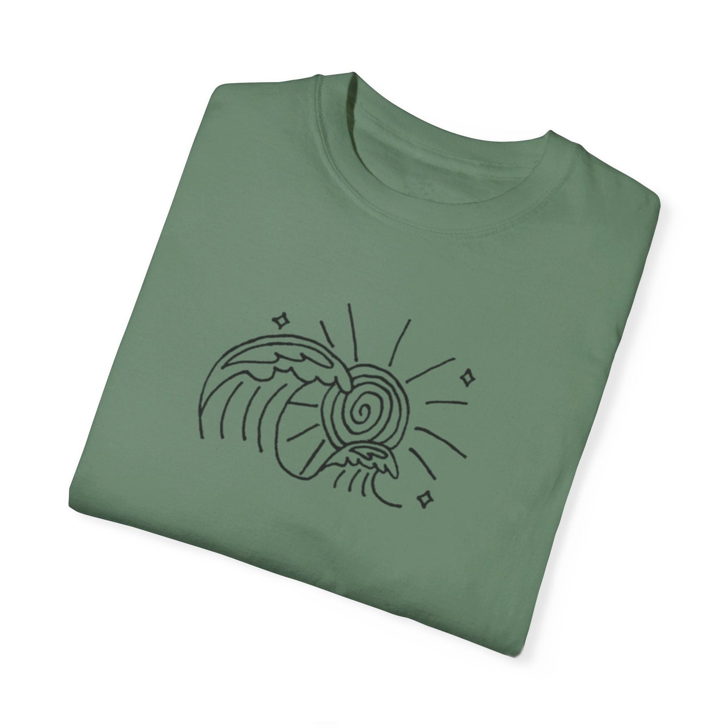 Into the Golden Hour by Maleeh Molstad limited edition unisex garment-dyed t-shirt ~ Waves