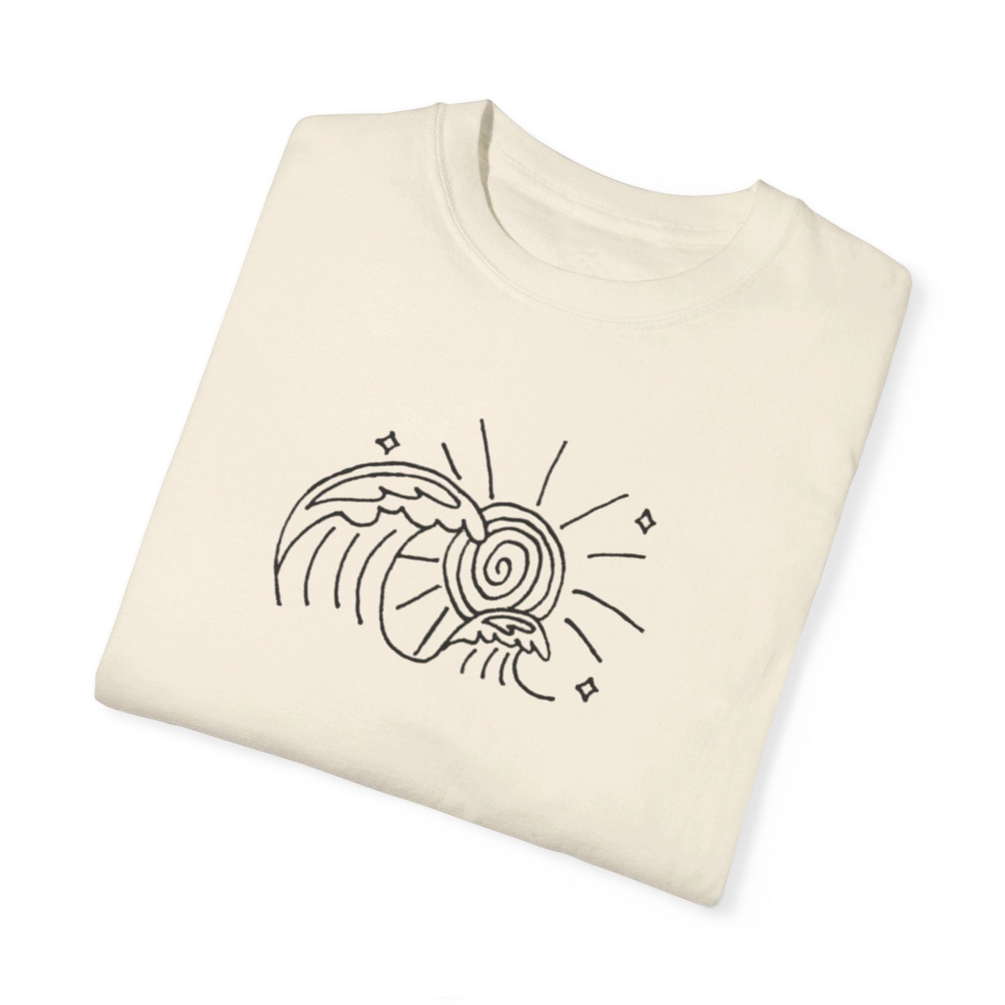 Into the Golden Hour by Maleeh Molstad limited edition unisex garment-dyed t-shirt ~ Waves