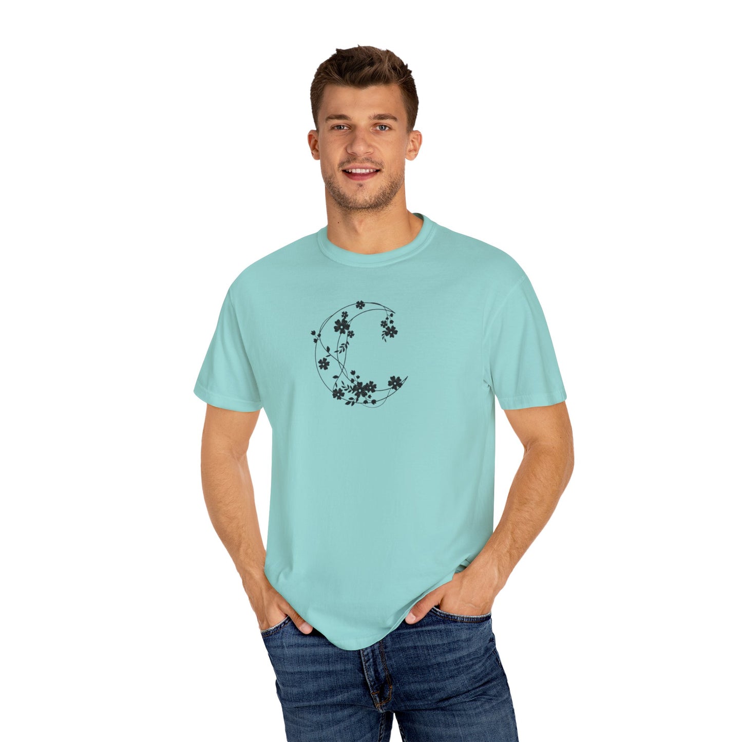 Where The Stars Shine Indigo Blue by Maleeh Molstad unisex garment-dyed t-shirt ~ Fairytale
