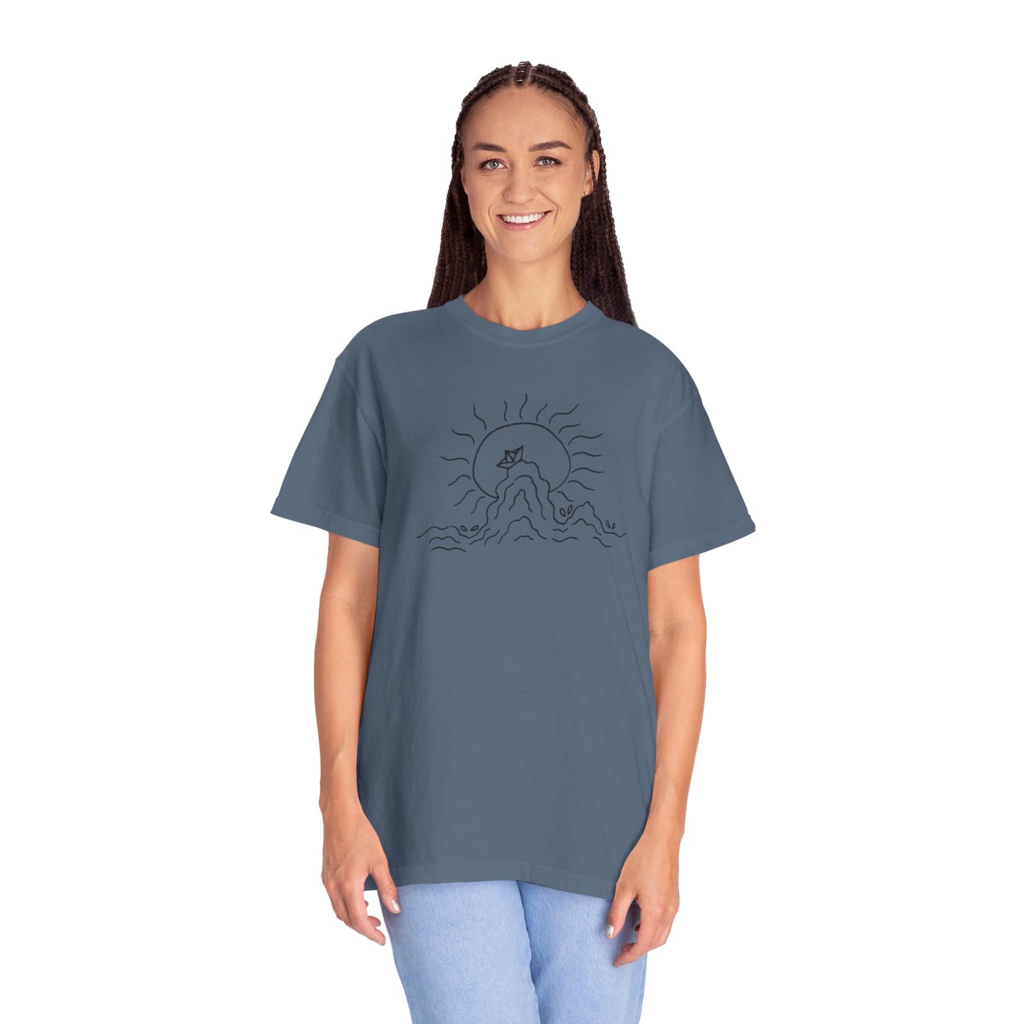 Into the Golden Hour by Maleeh Molstad limited edition unisex garment-dyed t-shirt ~ Peace