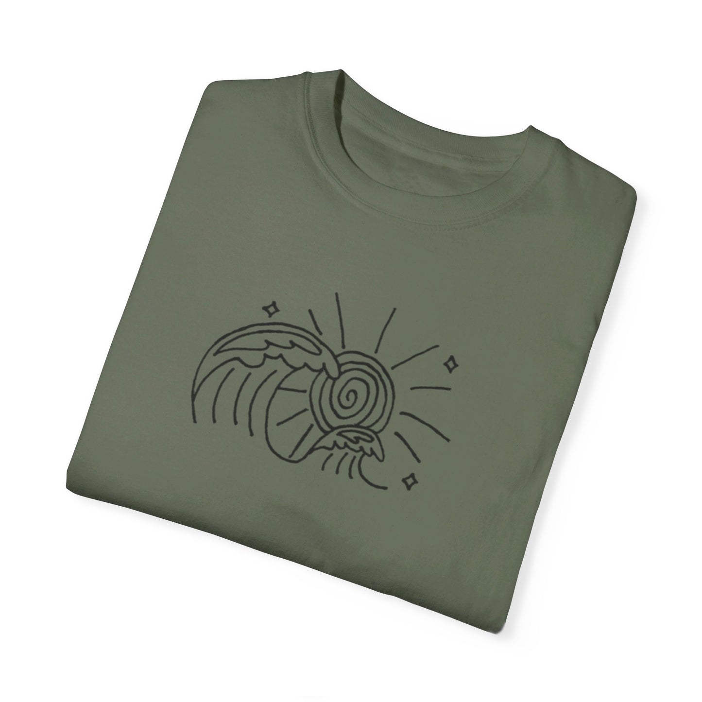 Into the Golden Hour by Maleeh Molstad limited edition unisex garment-dyed t-shirt ~ Waves