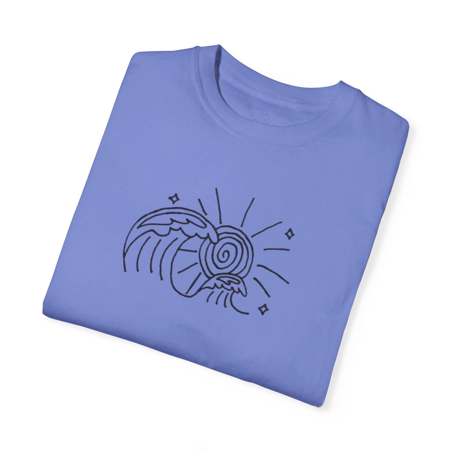 Into the Golden Hour by Maleeh Molstad limited edition unisex garment-dyed t-shirt ~ Waves