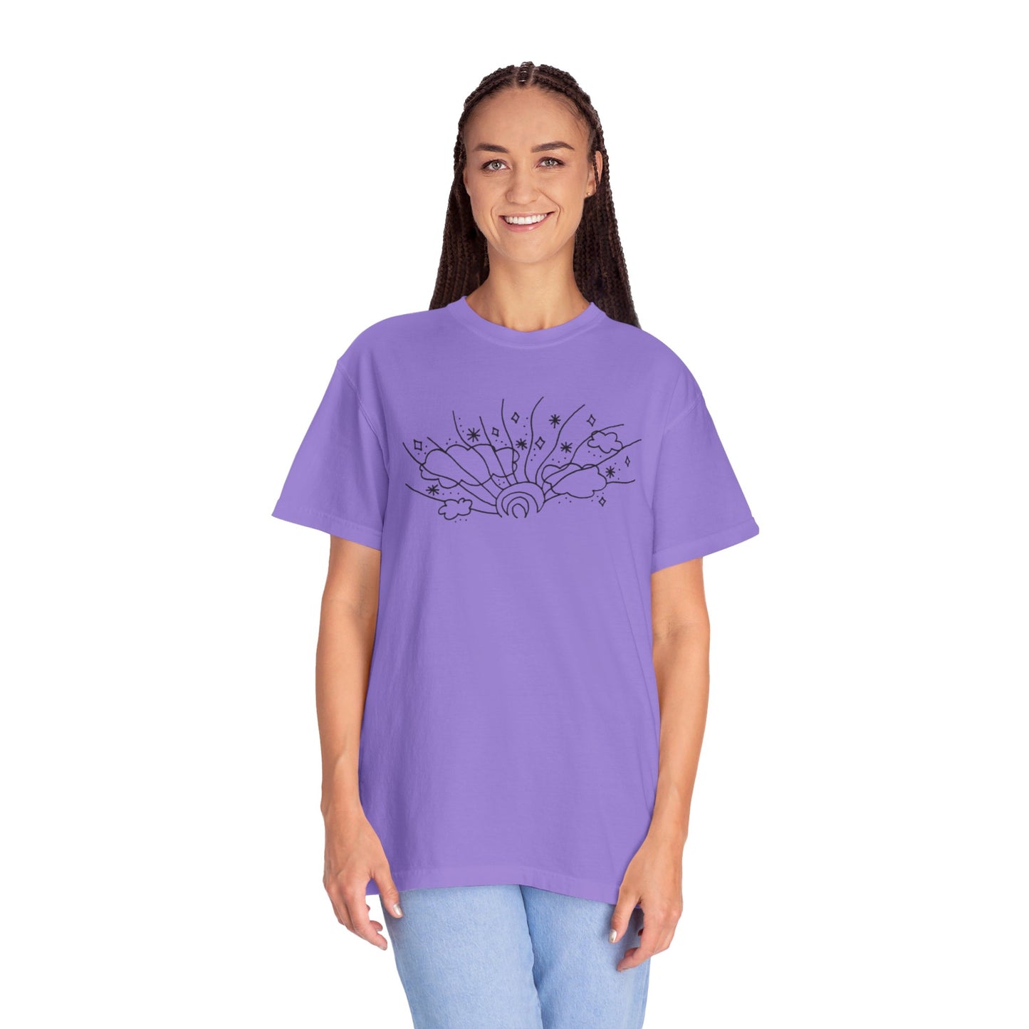 Into the Golden Hour by Maleeh Molstad limited edition unisex garment-dyed t-shirt ~ Summer