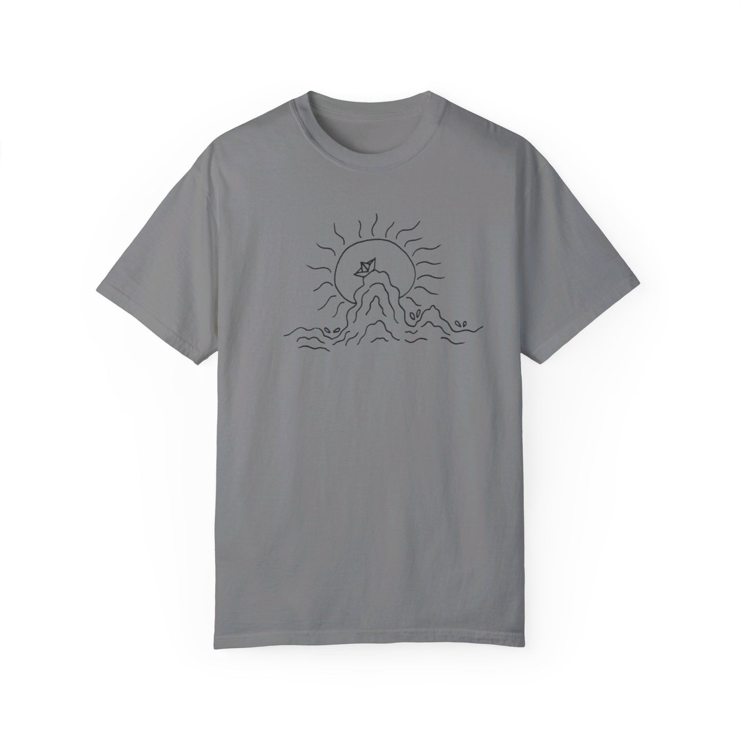 Into the Golden Hour by Maleeh Molstad limited edition unisex garment-dyed t-shirt ~ Peace