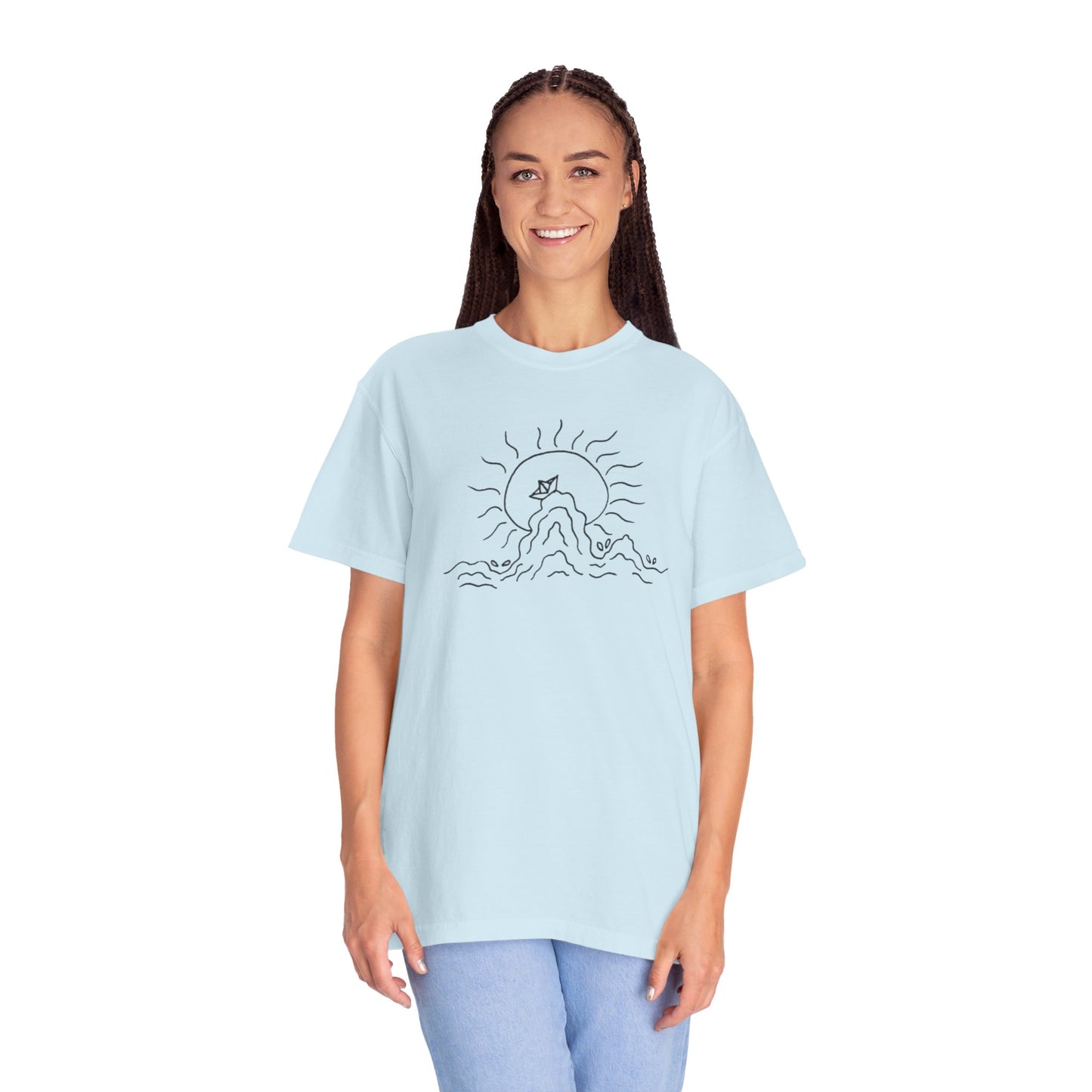 Into the Golden Hour by Maleeh Molstad limited edition unisex garment-dyed t-shirt ~ Peace