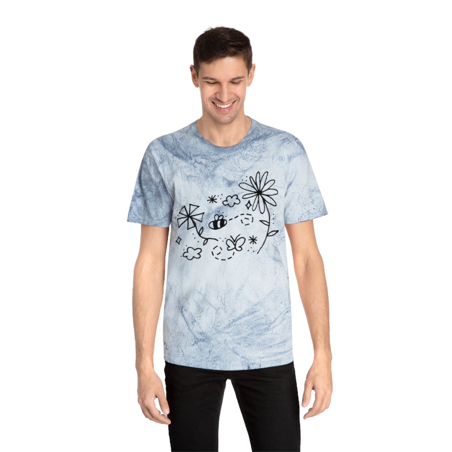 Into the Golden Hour by Maleeh Molstad limited edition unisex color blast t-shirt ~ Motion