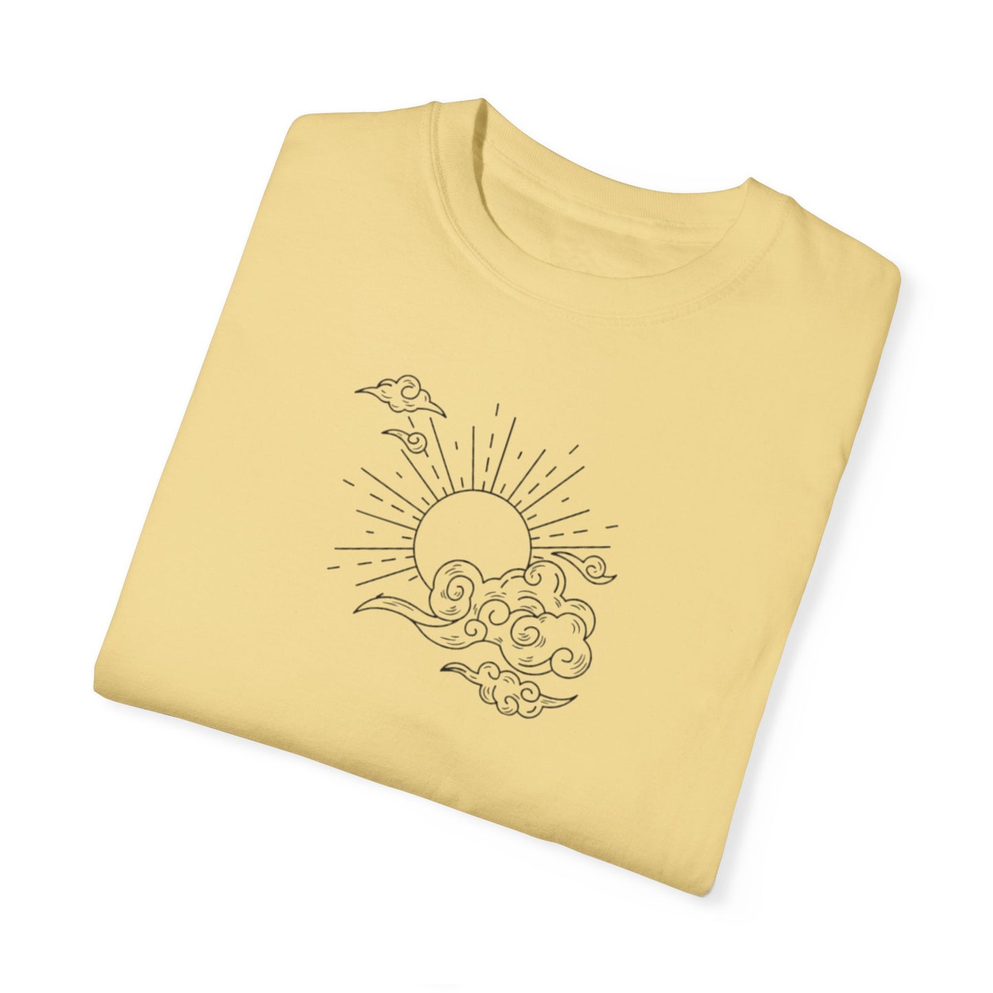 Where The Stars Shine Indigo Blue by Maleeh Molstad unisex garment-dyed t-shirt ~ Optimistic