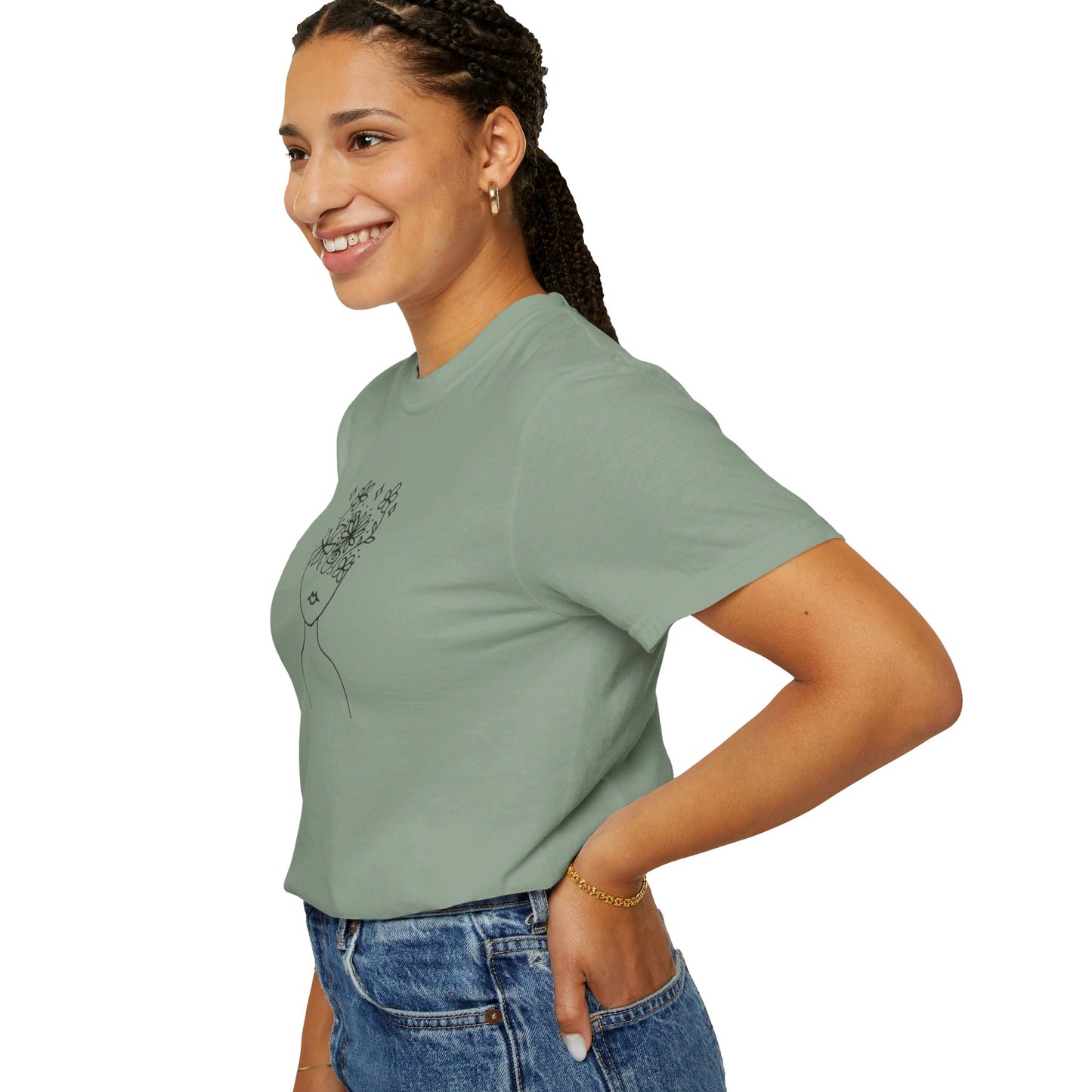 Into the Golden Hour by Maleeh Molstad limited edition unisex garment-dyed t-shirt ~ Understanding