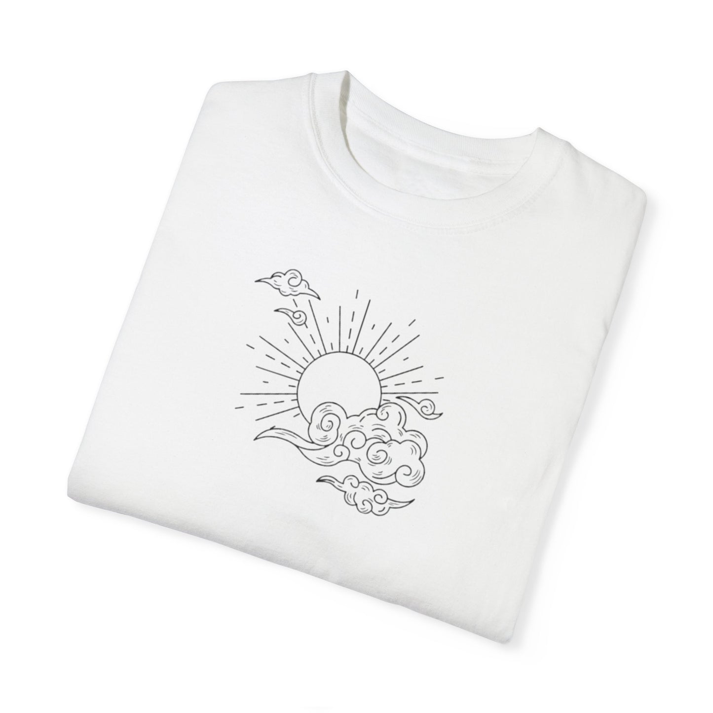 Where The Stars Shine Indigo Blue by Maleeh Molstad unisex garment-dyed t-shirt ~ Optimistic