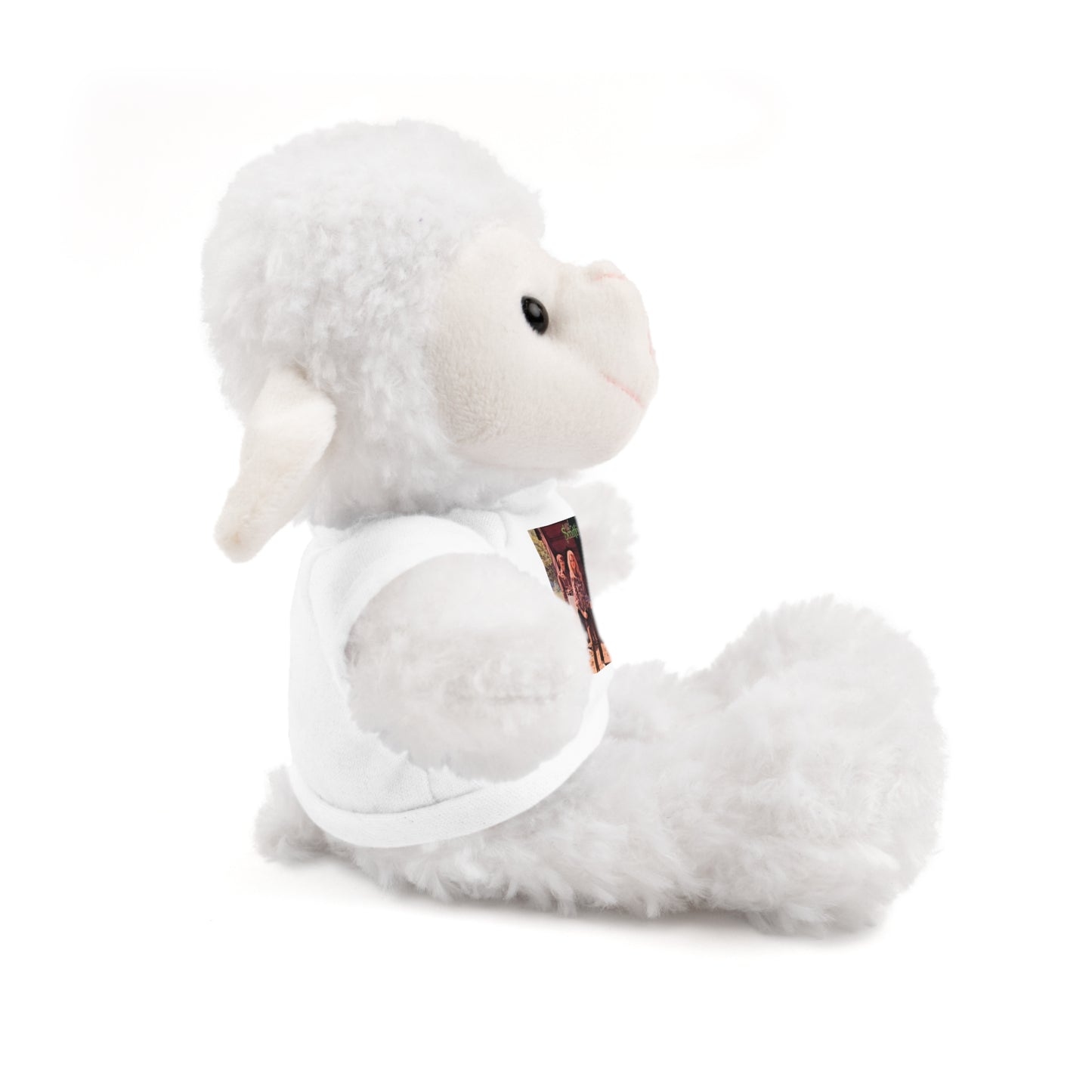 Small plush with A Group Called Smith T-shirt — Cute Keepsake Gift for Kids & Couples