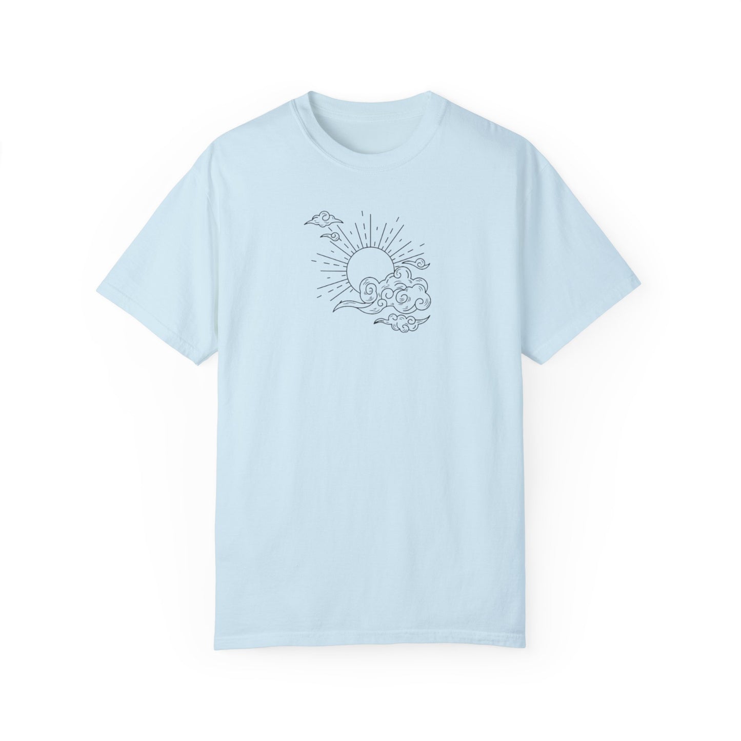 Where The Stars Shine Indigo Blue by Maleeh Molstad unisex garment-dyed t-shirt ~ Optimistic