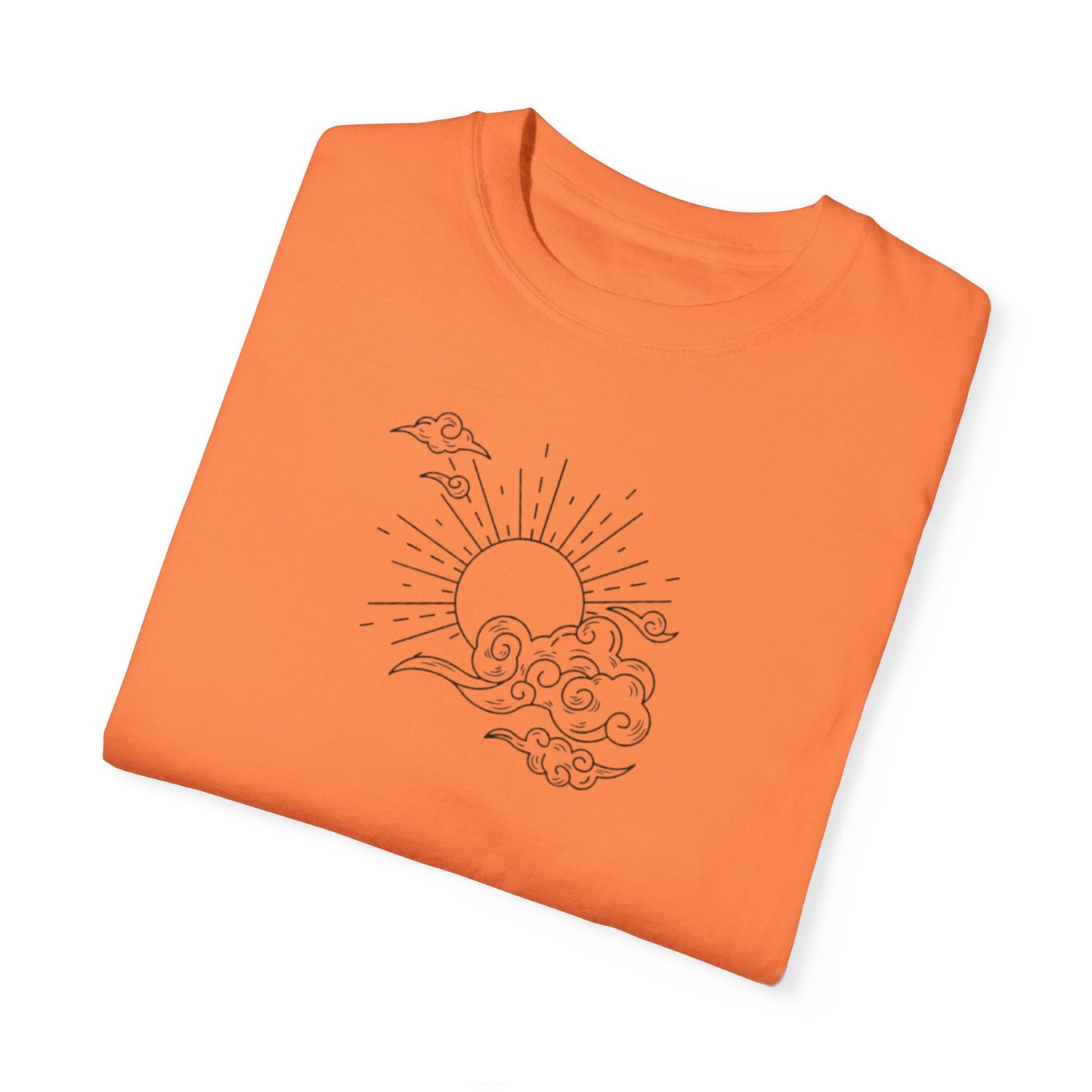 Where The Stars Shine Indigo Blue by Maleeh Molstad unisex garment-dyed t-shirt ~ Optimistic