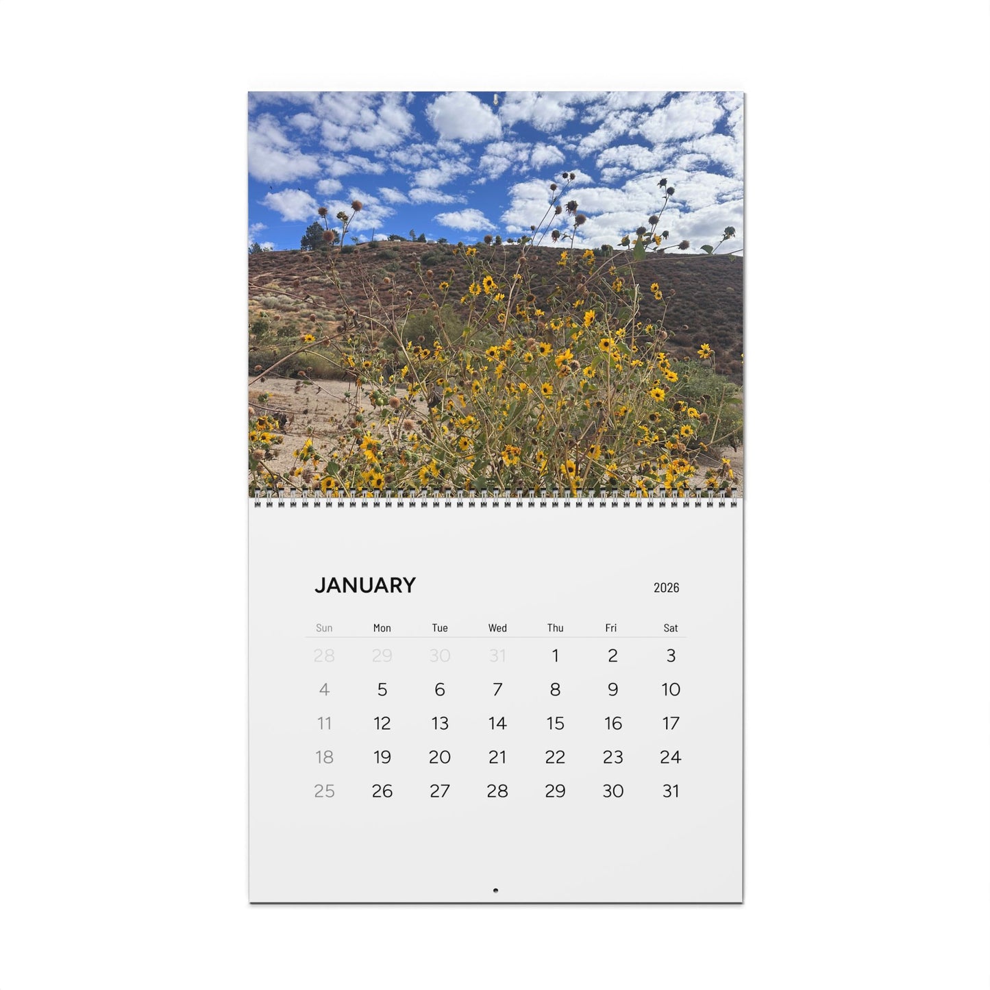 Wall Calendar (2026) - Nature Photography by Maleeh Molstad ~Monthly Planner, Inspirational Gift, Home Decor, Floral Artwork, Organizer