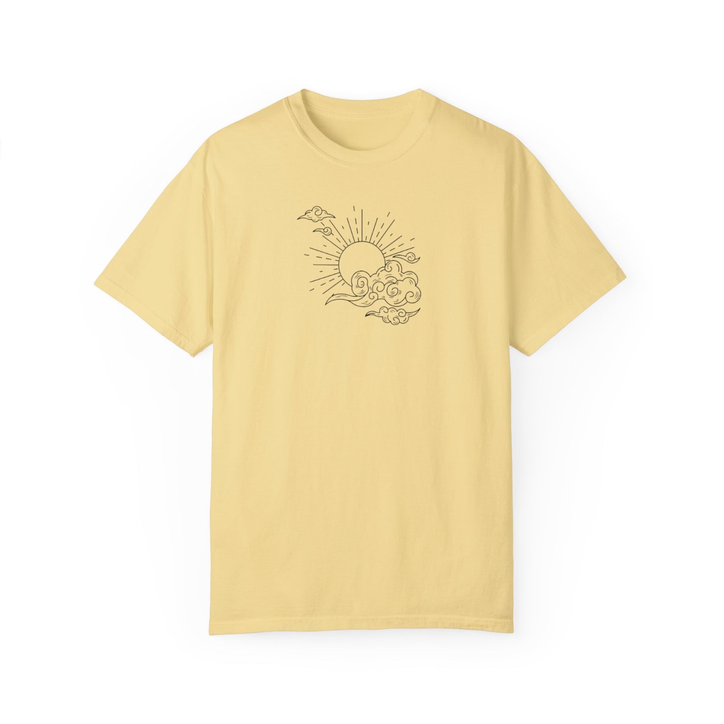 Where The Stars Shine Indigo Blue by Maleeh Molstad unisex garment-dyed t-shirt ~ Optimistic