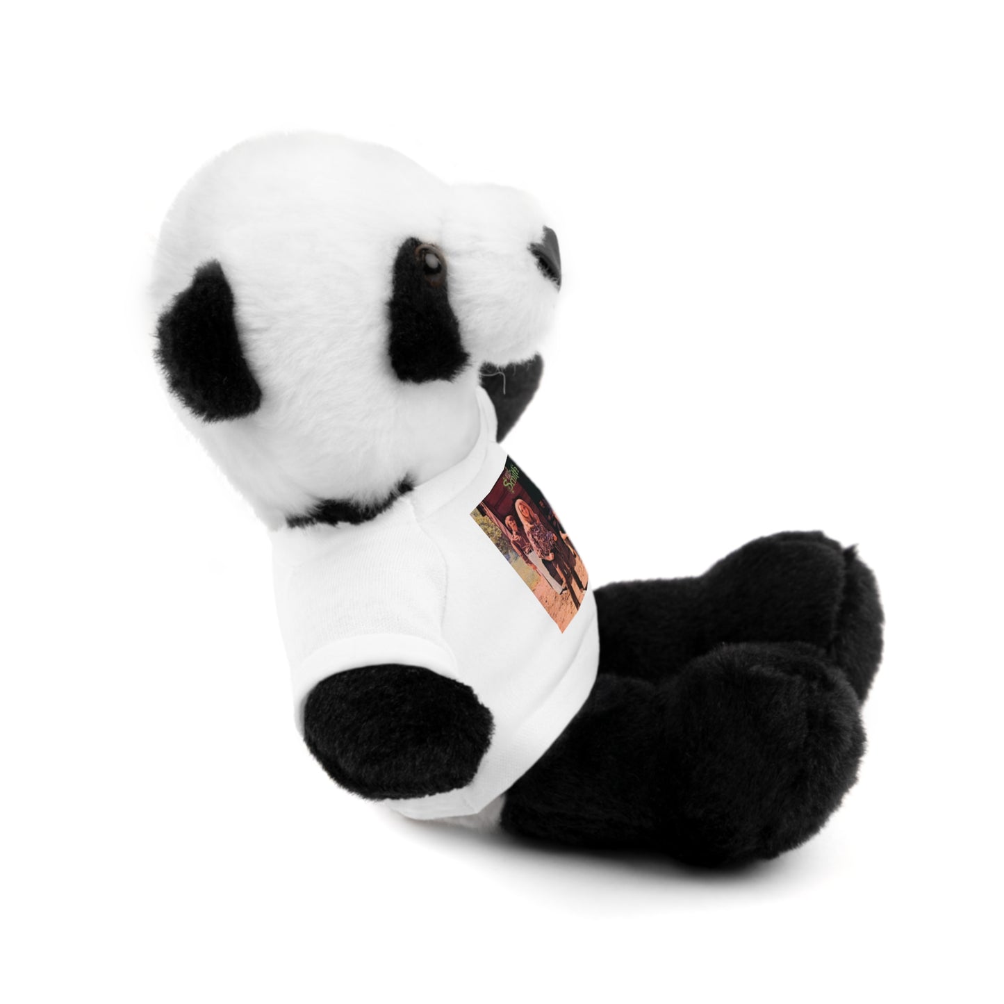 Small plush with A Group Called Smith T-shirt — Cute Keepsake Gift for Kids & Couples
