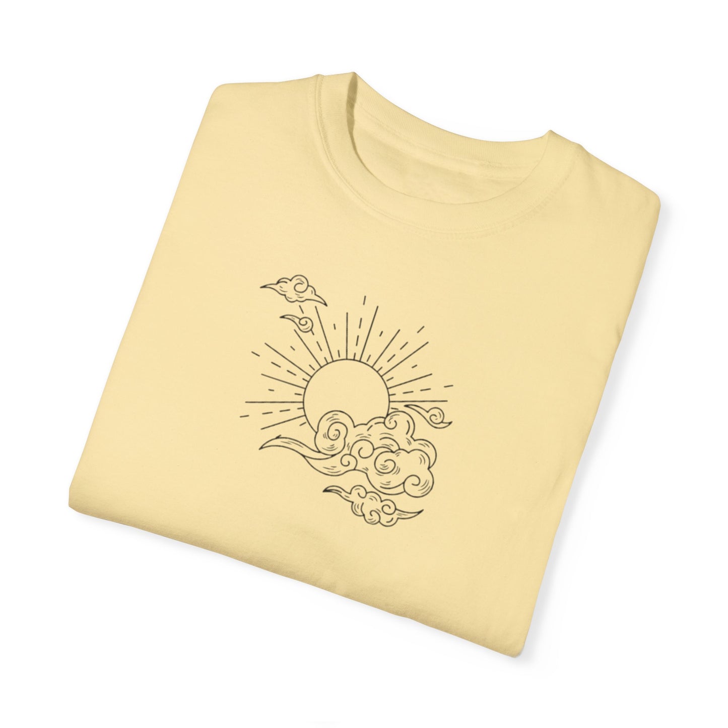 Where The Stars Shine Indigo Blue by Maleeh Molstad unisex garment-dyed t-shirt ~ Optimistic