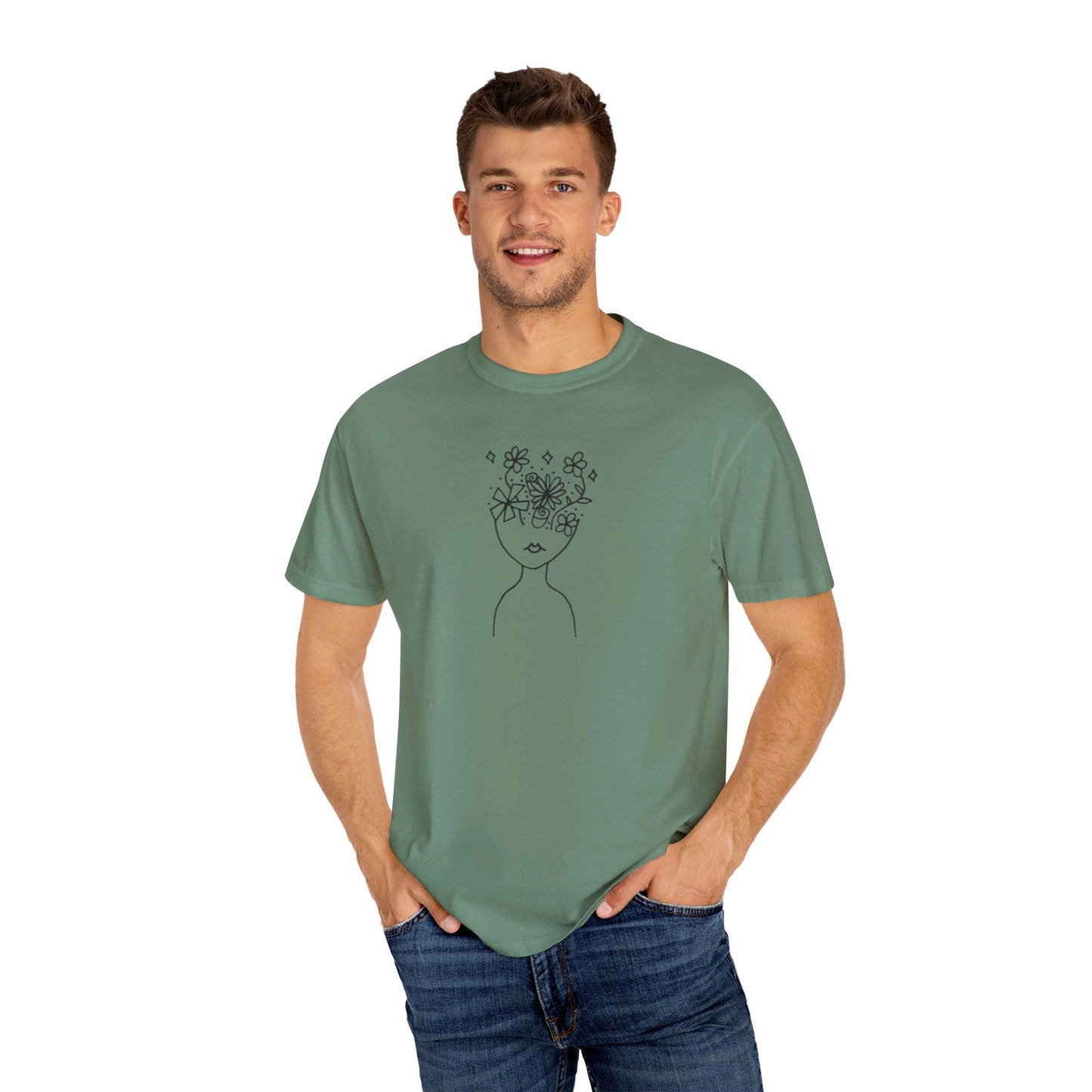 Into the Golden Hour by Maleeh Molstad limited edition unisex garment-dyed t-shirt ~ Understanding