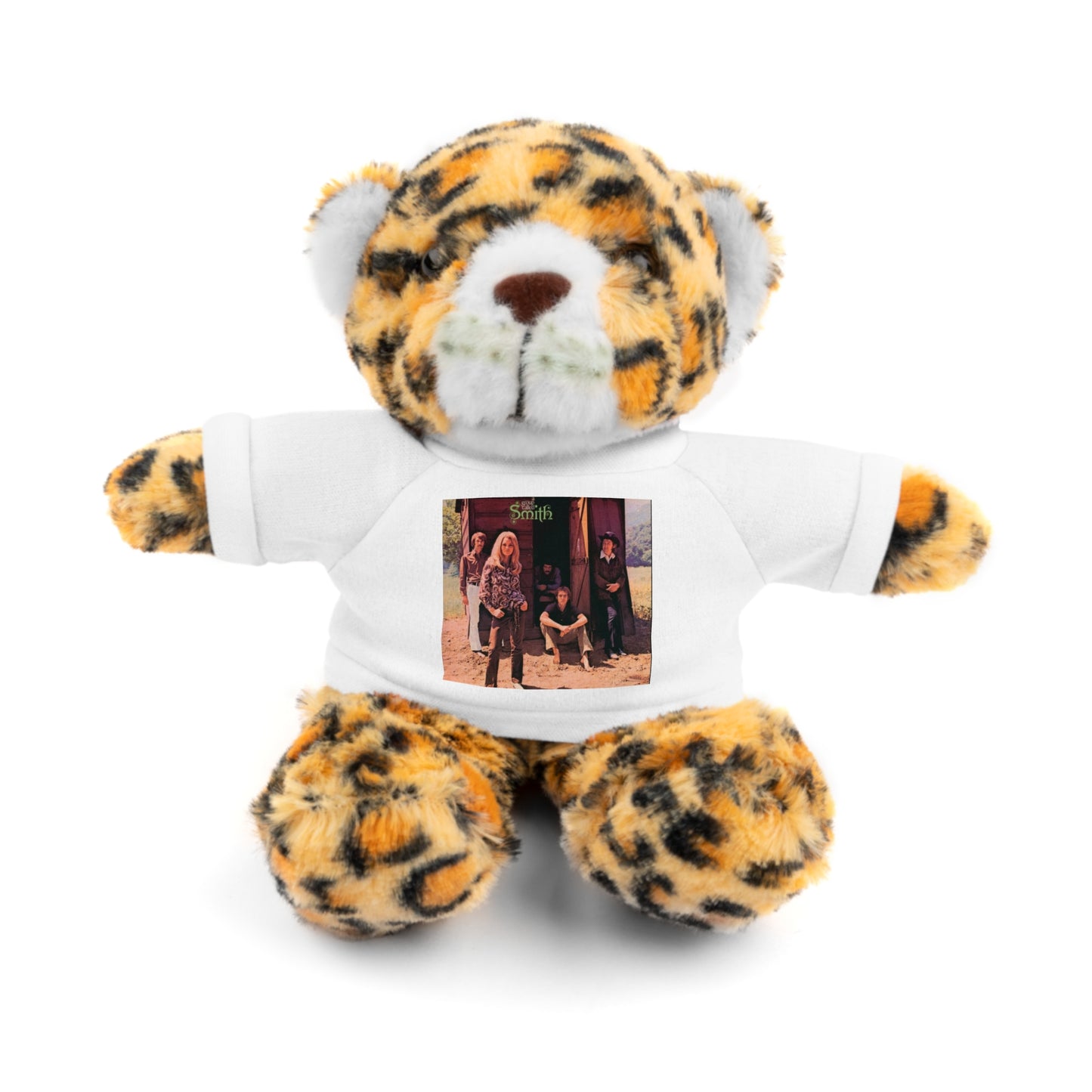 Small plush with A Group Called Smith T-shirt — Cute Keepsake Gift for Kids & Couples