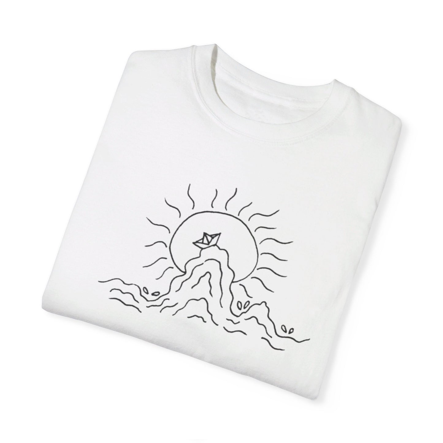 Into the Golden Hour by Maleeh Molstad limited edition unisex garment-dyed t-shirt ~ Peace