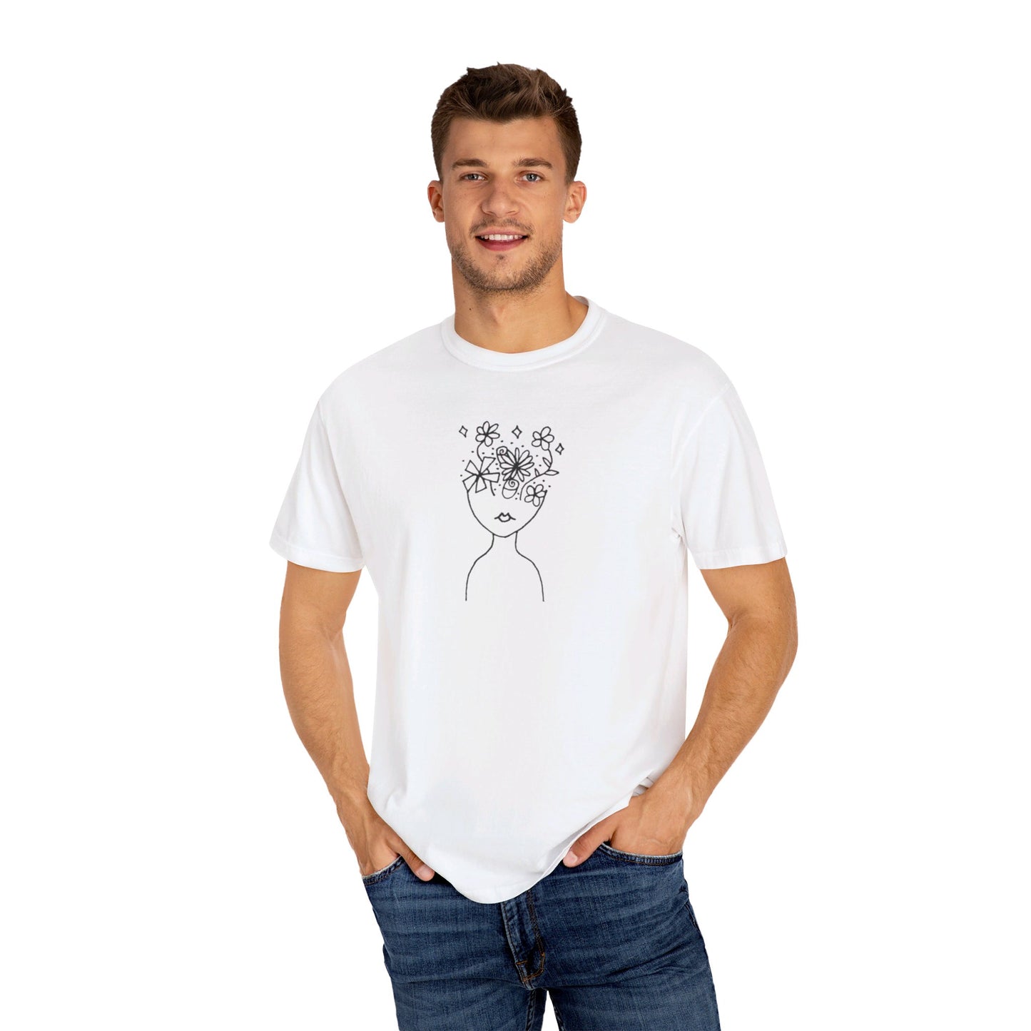 Into the Golden Hour by Maleeh Molstad limited edition unisex garment-dyed t-shirt ~ Understanding