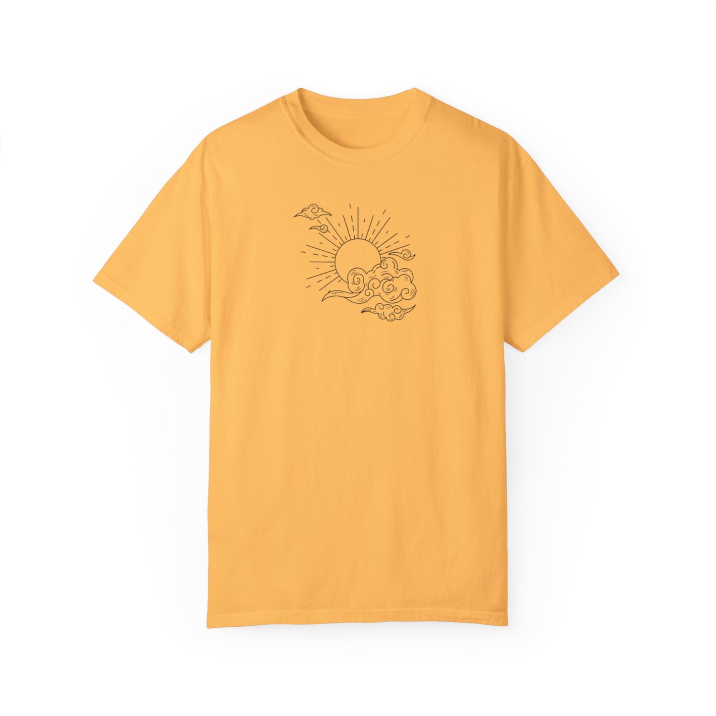 Where The Stars Shine Indigo Blue by Maleeh Molstad unisex garment-dyed t-shirt ~ Optimistic