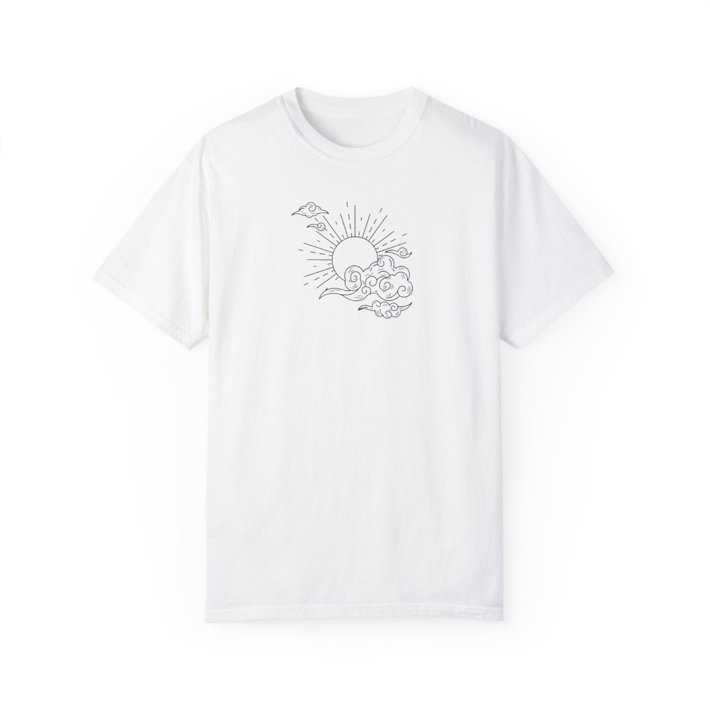 Where The Stars Shine Indigo Blue by Maleeh Molstad unisex garment-dyed t-shirt ~ Optimistic