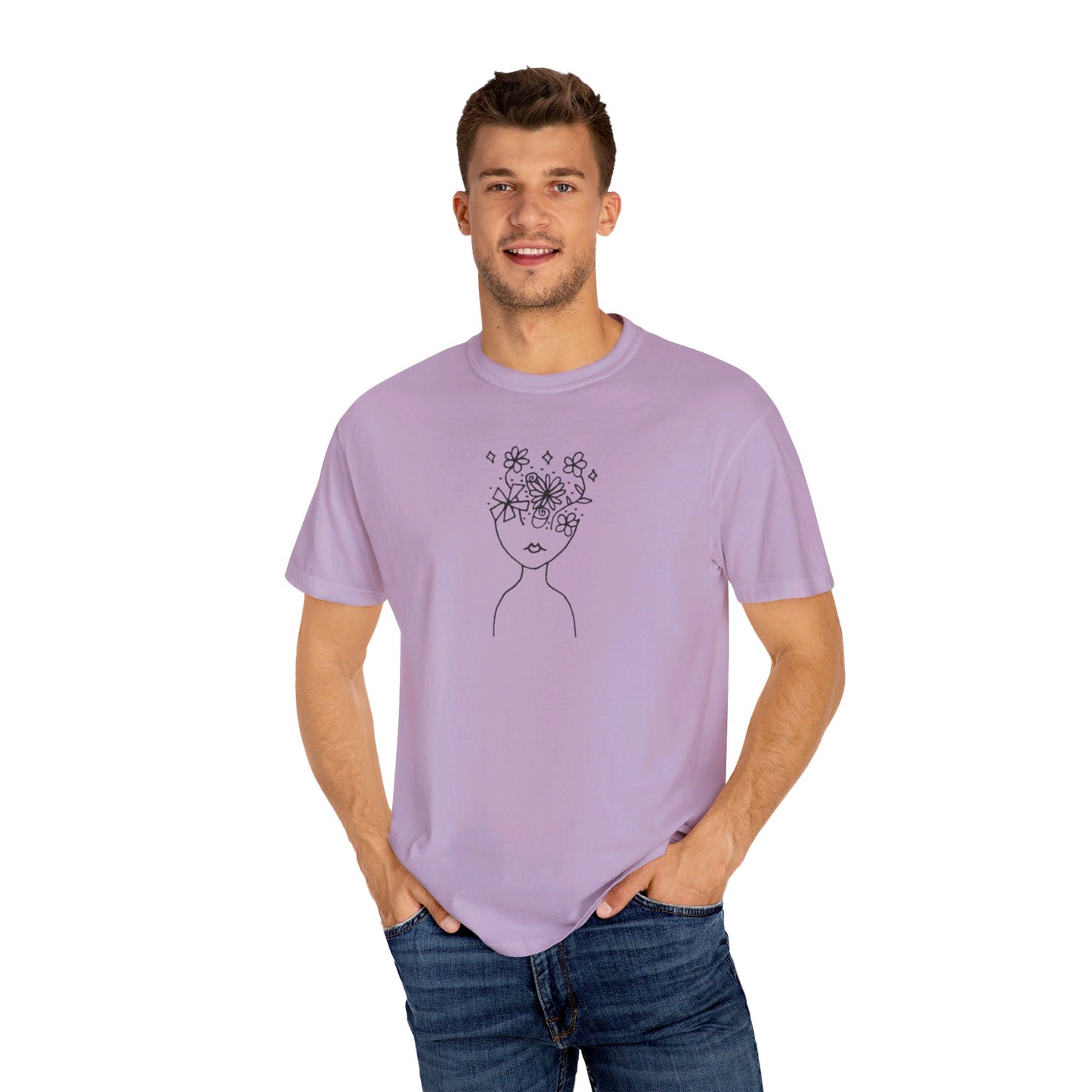 Into the Golden Hour by Maleeh Molstad limited edition unisex garment-dyed t-shirt ~ Understanding