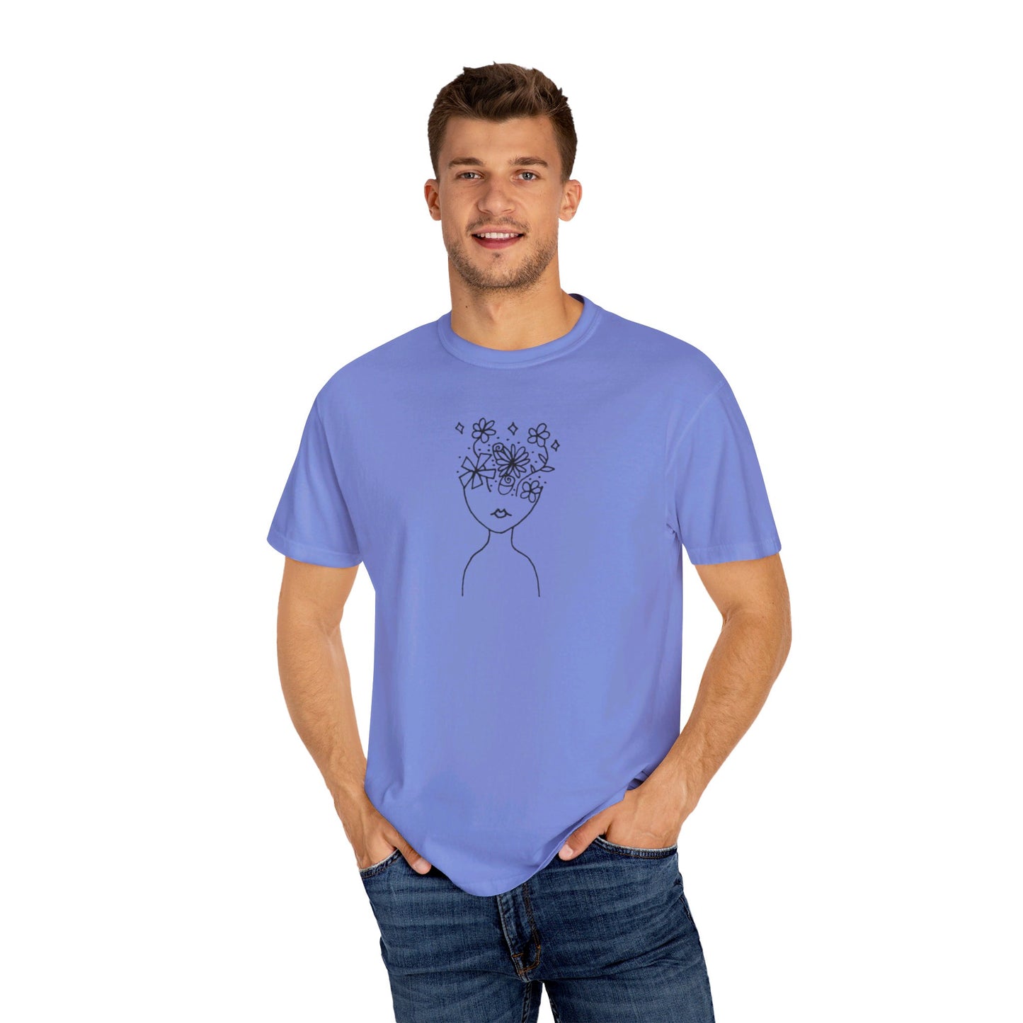 Into the Golden Hour by Maleeh Molstad limited edition unisex garment-dyed t-shirt ~ Understanding