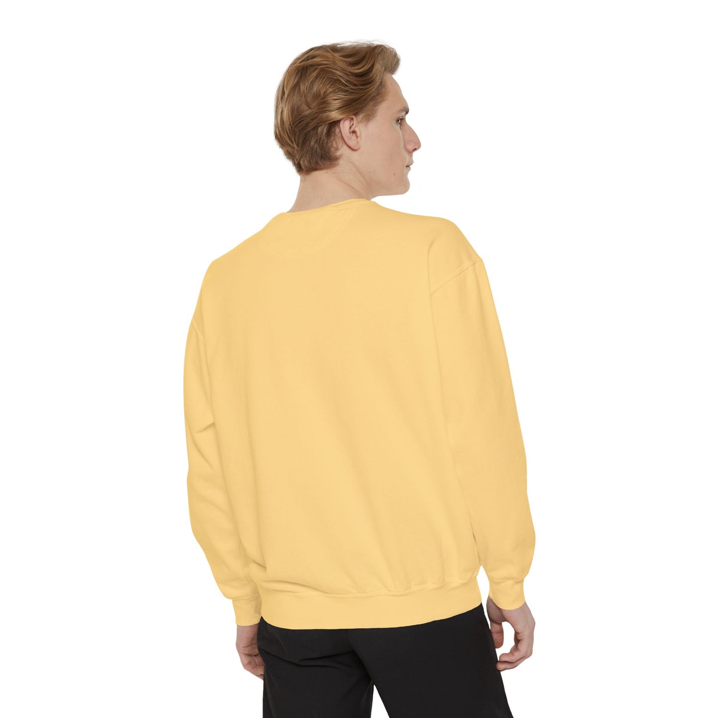 Into the Golden Hour by Maleeh Molstad limited edition unisex garment-dyed sweatshirt ~ Paradise