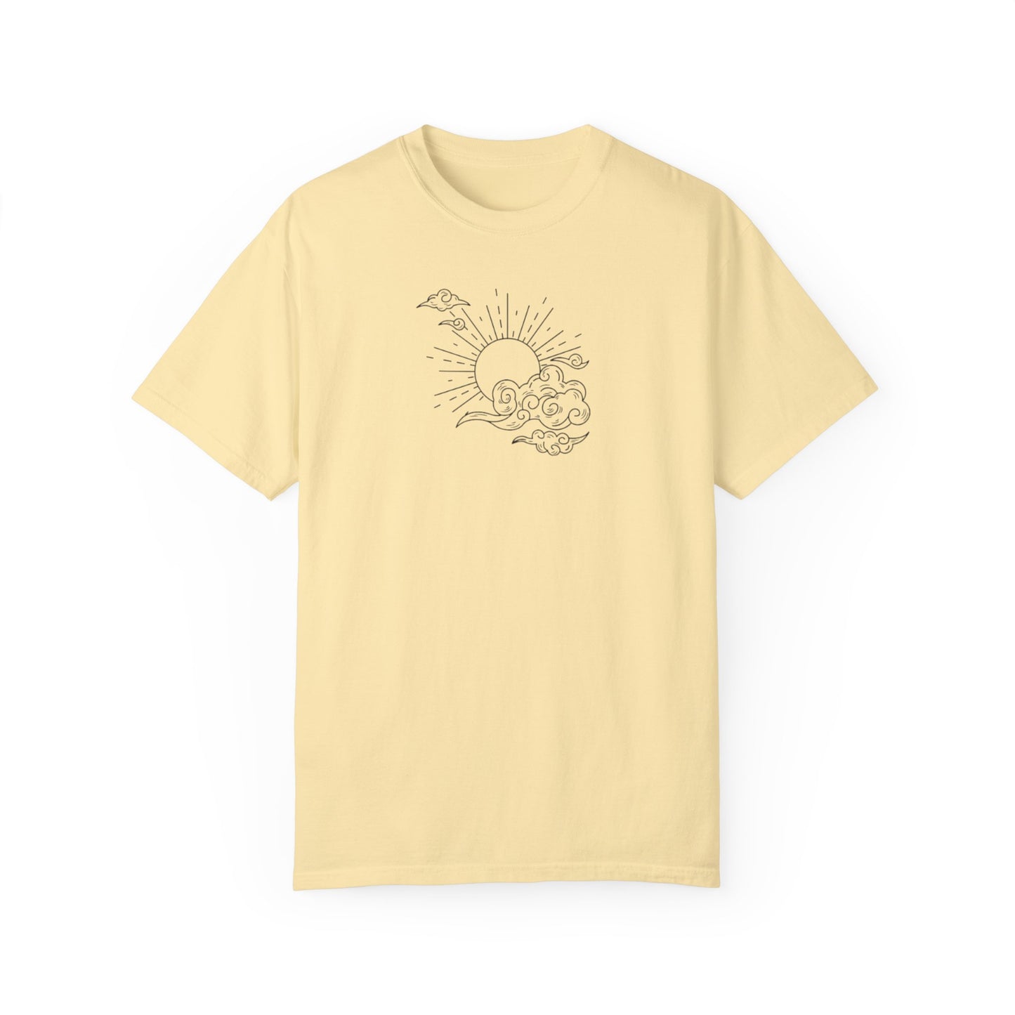 Where The Stars Shine Indigo Blue by Maleeh Molstad unisex garment-dyed t-shirt ~ Optimistic