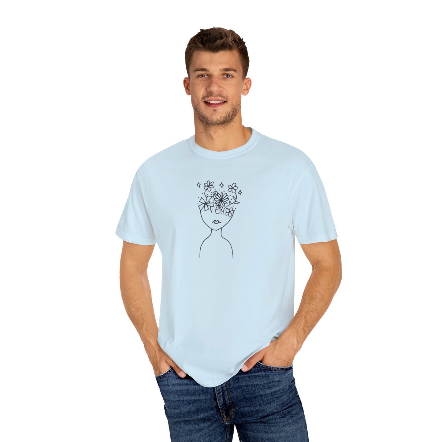 Into the Golden Hour by Maleeh Molstad limited edition unisex garment-dyed t-shirt ~ Understanding