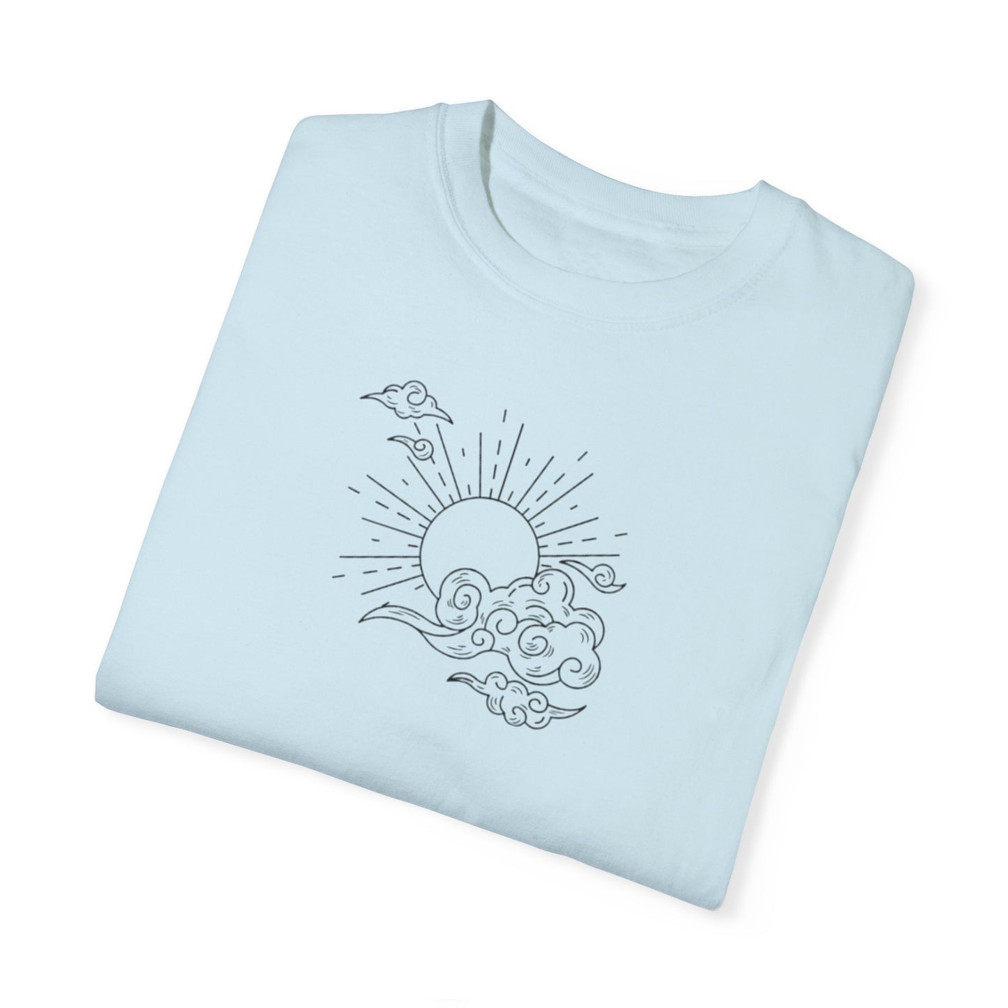 Where The Stars Shine Indigo Blue by Maleeh Molstad unisex garment-dyed t-shirt ~ Optimistic