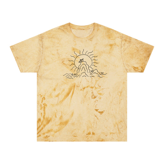 Into the Golden Hour by Maleeh Molstad limited edition unisex color blast t-shirt ~ Peace