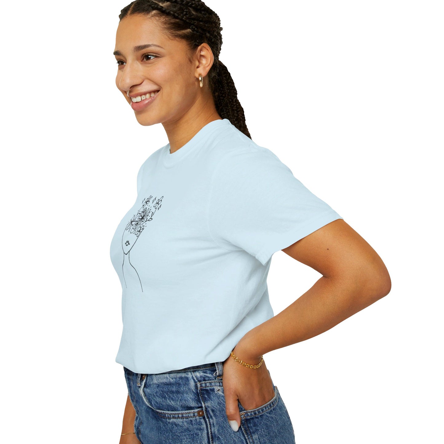 Into the Golden Hour by Maleeh Molstad limited edition unisex garment-dyed t-shirt ~ Understanding