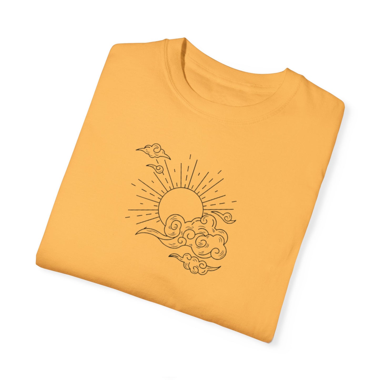 Where The Stars Shine Indigo Blue by Maleeh Molstad unisex garment-dyed t-shirt ~ Optimistic