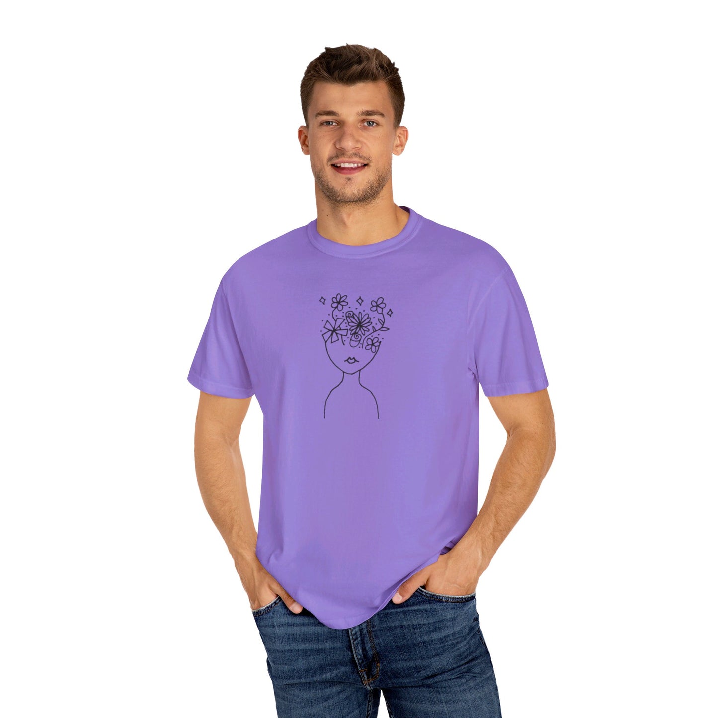 Into the Golden Hour by Maleeh Molstad limited edition unisex garment-dyed t-shirt ~ Understanding