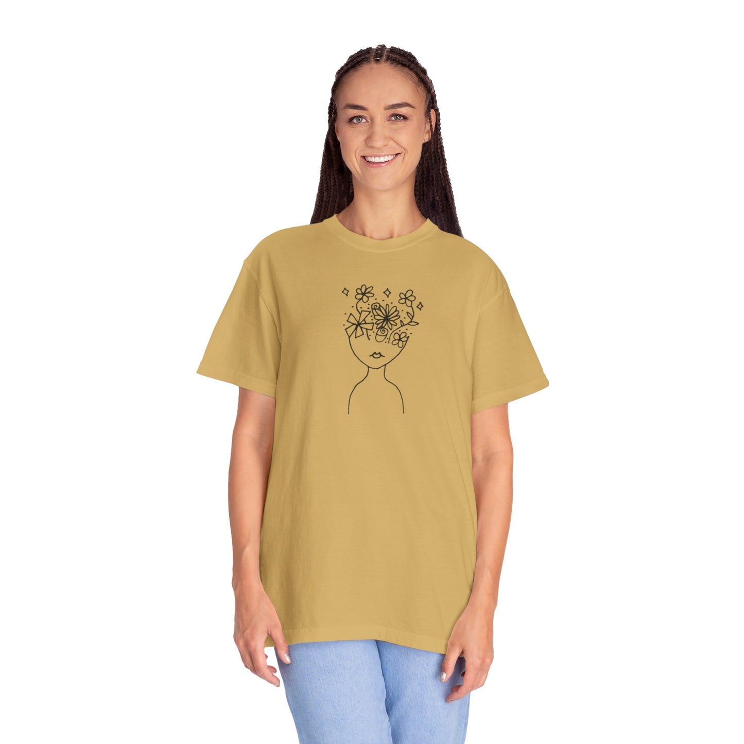 Into the Golden Hour by Maleeh Molstad limited edition unisex garment-dyed t-shirt ~ Understanding