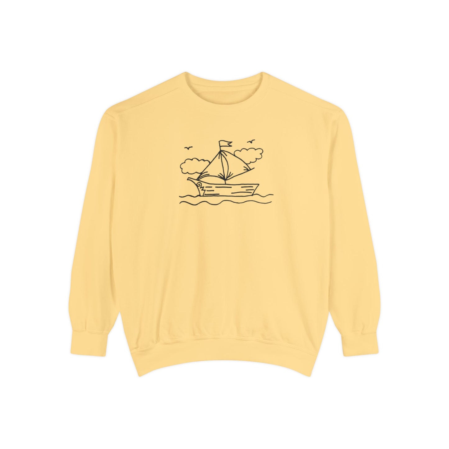 Into the Golden Hour by Maleeh Molstad limited edition unisex garment-dyed sweatshirt ~ Paradise