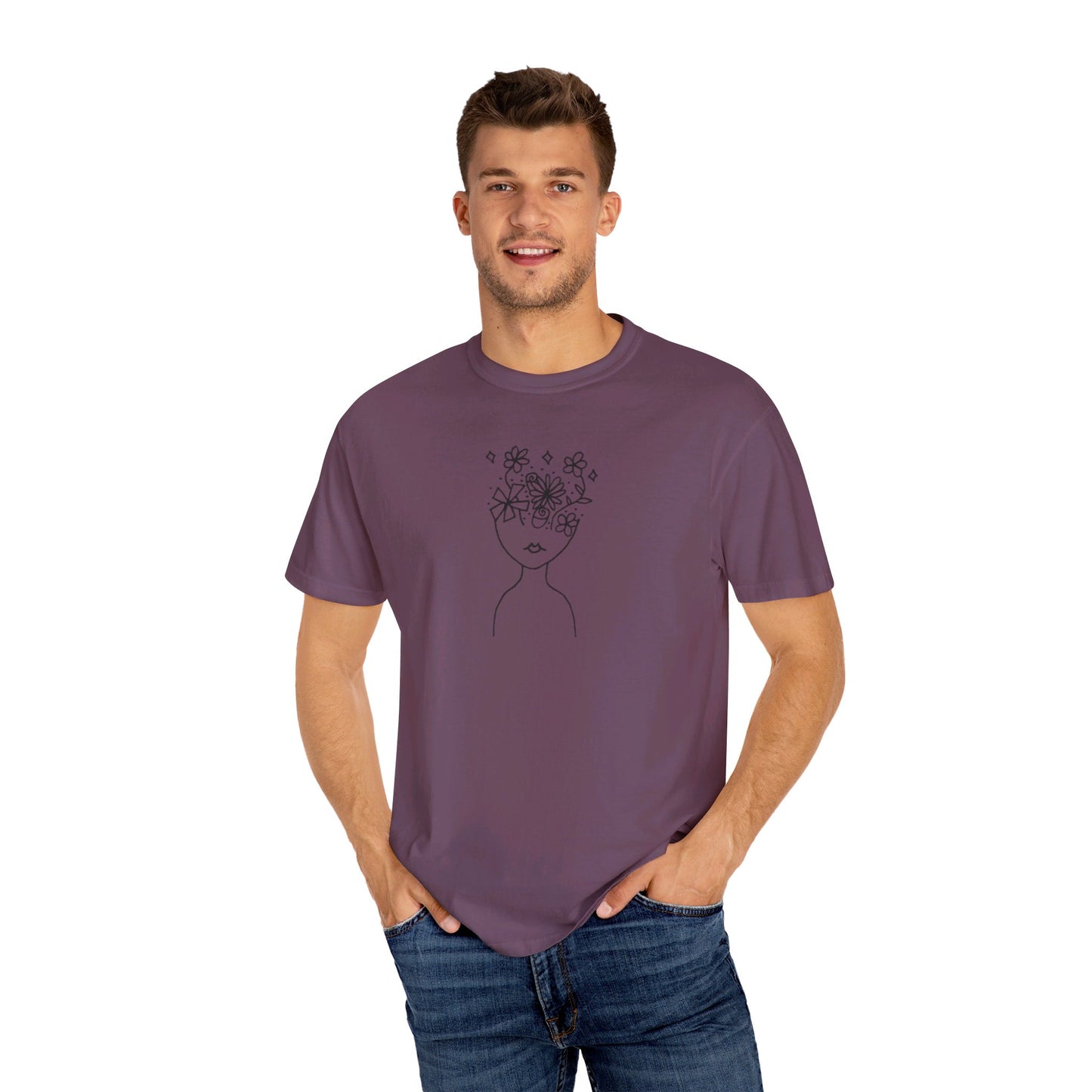 Into the Golden Hour by Maleeh Molstad limited edition unisex garment-dyed t-shirt ~ Understanding