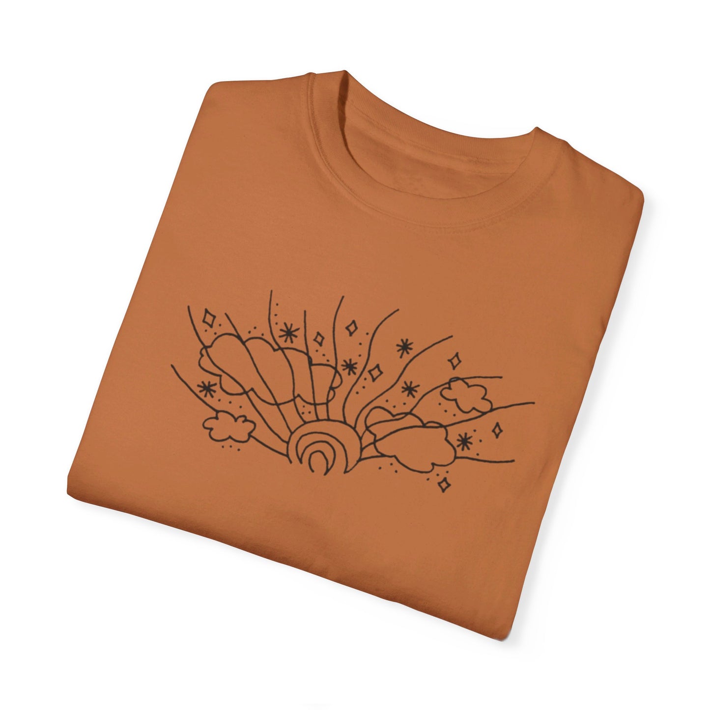 Into the Golden Hour by Maleeh Molstad limited edition unisex garment-dyed  t-shirt ~ Summer