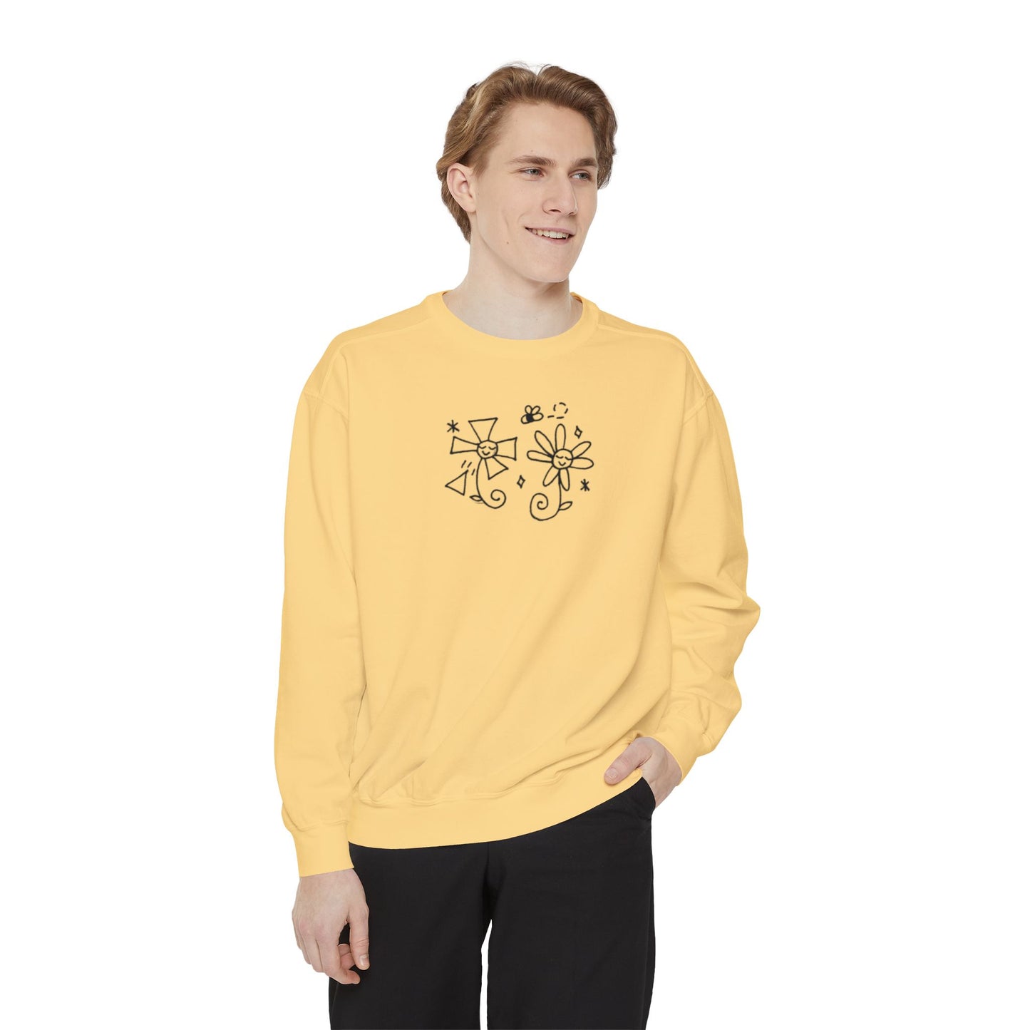 Into the Golden Hour by Maleeh Molstad limited edition unisex garment-dyed sweatshirt ~ Unbreakable