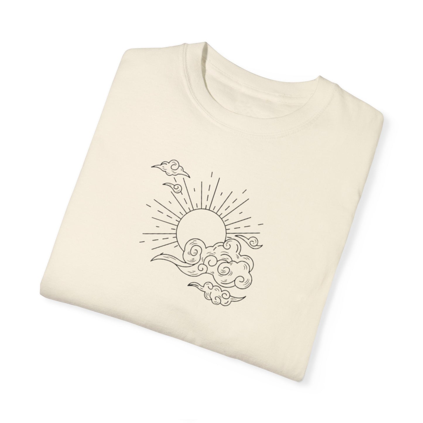 Where The Stars Shine Indigo Blue by Maleeh Molstad unisex garment-dyed t-shirt ~ Optimistic