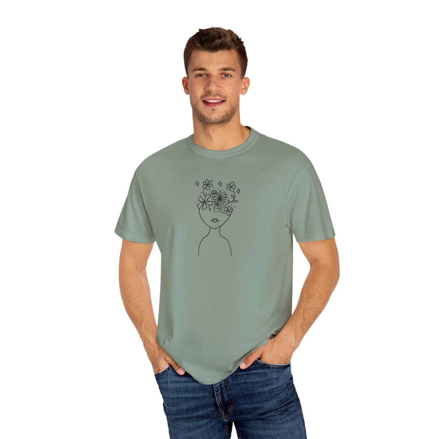 Into the Golden Hour by Maleeh Molstad limited edition unisex garment-dyed t-shirt ~ Understanding
