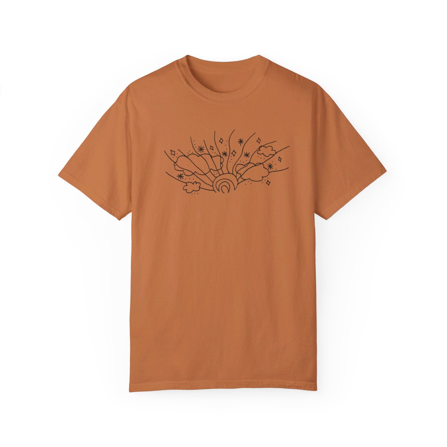 Into the Golden Hour by Maleeh Molstad limited edition unisex garment-dyed  t-shirt ~ Summer